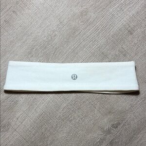 lululemon athletica White Athletic Hairband